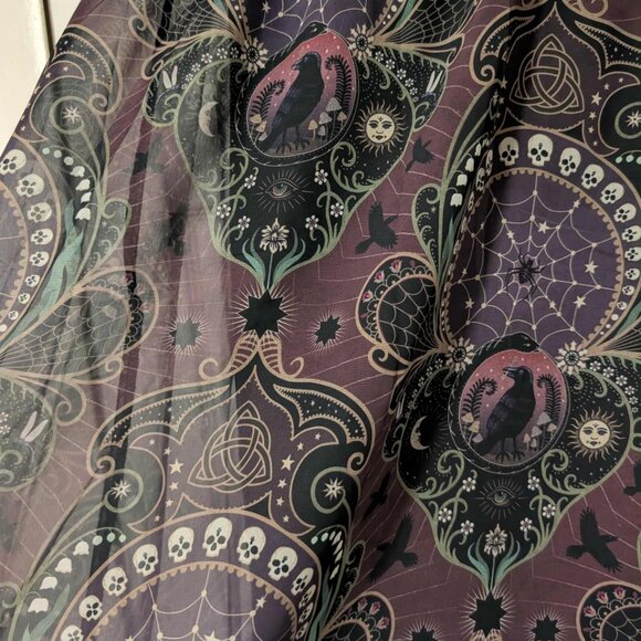 EUC Disturbia Clarette Chiffon Layered Midi Skirt - Picture 2 of 4